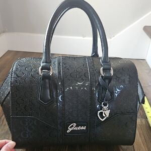 Guess‎ Black Logo Satchel